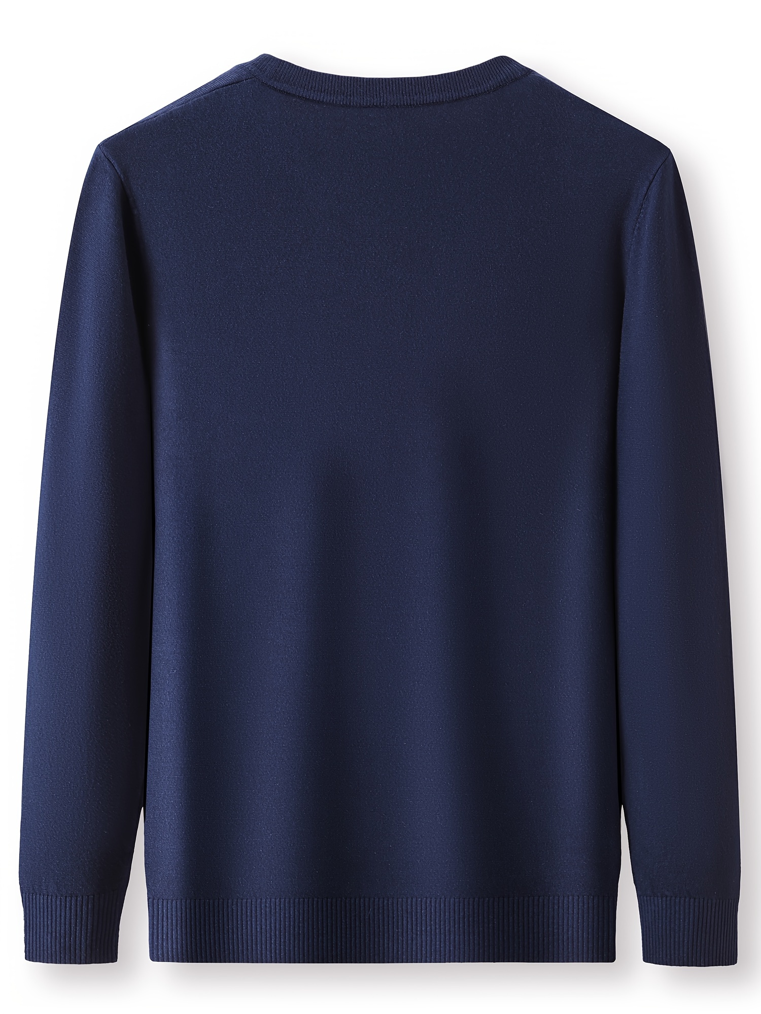 mens trendy solid knitted pullover casual slightly stretch breathable sweater for outdoor fall winter details 26